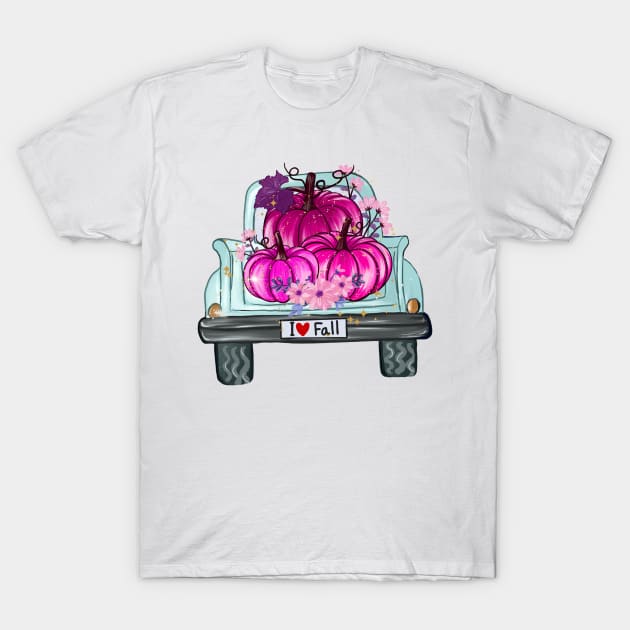 Halloween Truck T-Shirt by Rise And Design